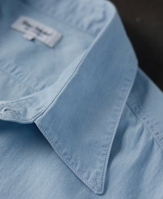 Military Wash Chambray Short Sleeve Workshirt