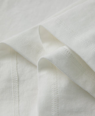 1930s Slanted Pocket Tubular T-Shirt - White