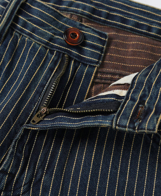 13 oz Faded Selvedge Stripe Taper Jeans