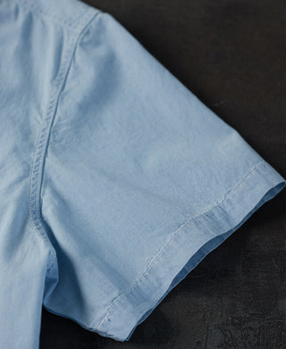 Military Wash Chambray Short Sleeve Workshirt