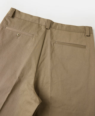 Lot 829 1940s High-Waisted Work Trousers - Khaki