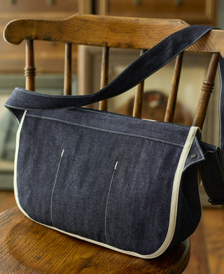 Selvedge Denim Messenger Bag