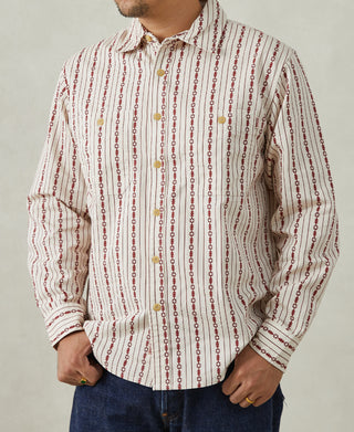 Navajo Striped Corduroy Shirt