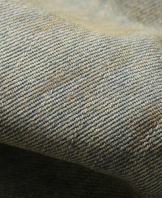 14 oz Distressed Selvedge Denim Flared Jeans