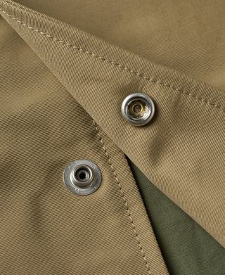 60/40 Water-Repellent Coach Jacket - Khaki