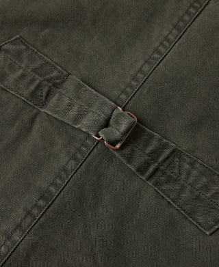 Canvas Work Vest - Dark Green