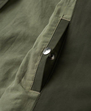 60/40 Water-Repellent Coach Jacket - Olive