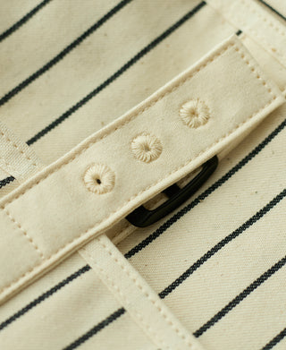 Striped Selvedge Cotton Messenger Bag