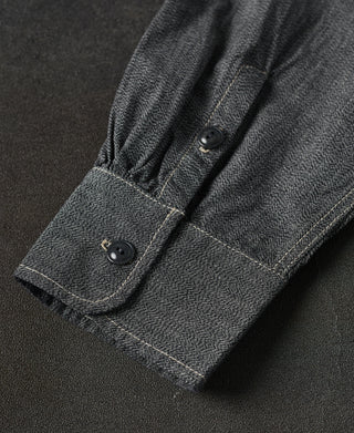 1930s Jaspé Workshirt - Dark Gray