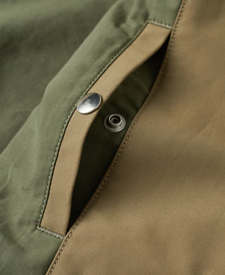 60/40 Water-Repellent Coach Jacket - Khaki