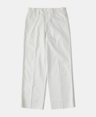 Lot 826 1940s Herringbone Work Trousers - White