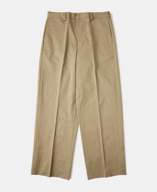 Lot 829 1940s High-Waisted Work Trousers - Khaki