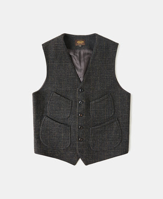 1930s Glen Plaid Tweed Suit Vest