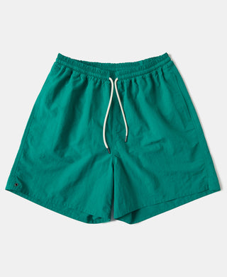 5-Inch Nylon Swim Shorts - Green