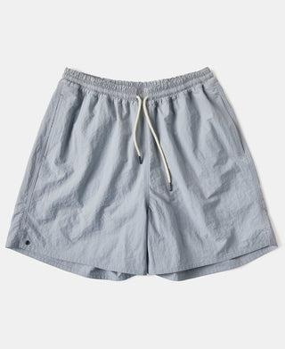 5-Inch Nylon Swim Shorts - Light Gray