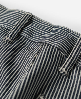 Hickory Stripe Cotton Cargo Shorts