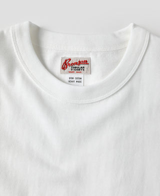 Loopwheel Tubular Athletic T-Shirt - White