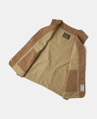 Canvas Work Vest - Brown