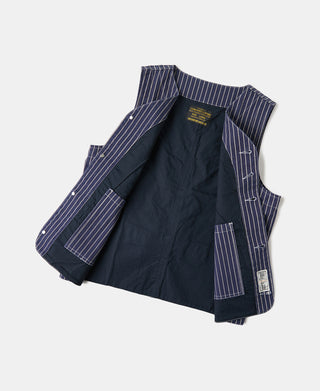 Wabash Stripe Canvas Work Vest