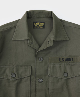 Vietnamkrieg US Army OG107 Fatigue Utility Shirt – schlicht