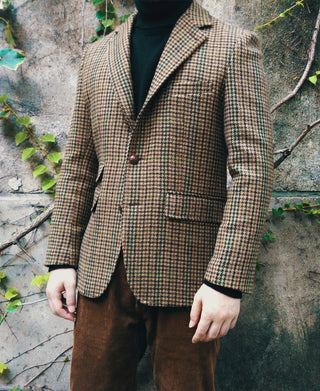 Hahnentritt-Tweed-Blazer aus den 1950er Jahren