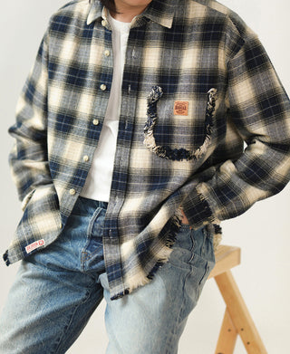 Brushed Twill Plaid Shirt