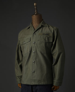 Vietnam War US Army OG107 Fatigue Utility Shirt - Plain