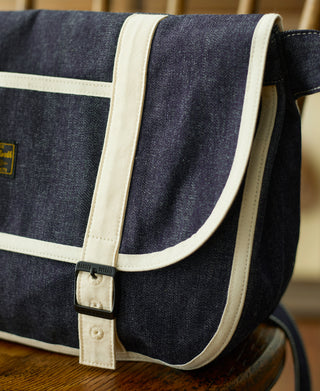 Selvedge Denim Messenger Bag