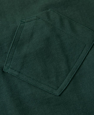 1930s Slanted Pocket Tubular T-Shirt - Green