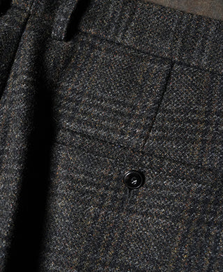 1930s Glen Plaid Tweed Suit Trousers