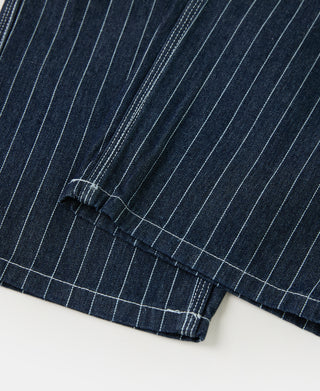 Indigo Wabash Stripe Work Trousers