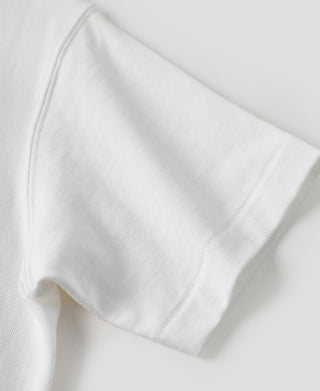 Loopwheel Tubular Athletic T-Shirt - White