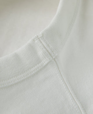 1930s Slanted Pocket Tubular T-Shirt - White