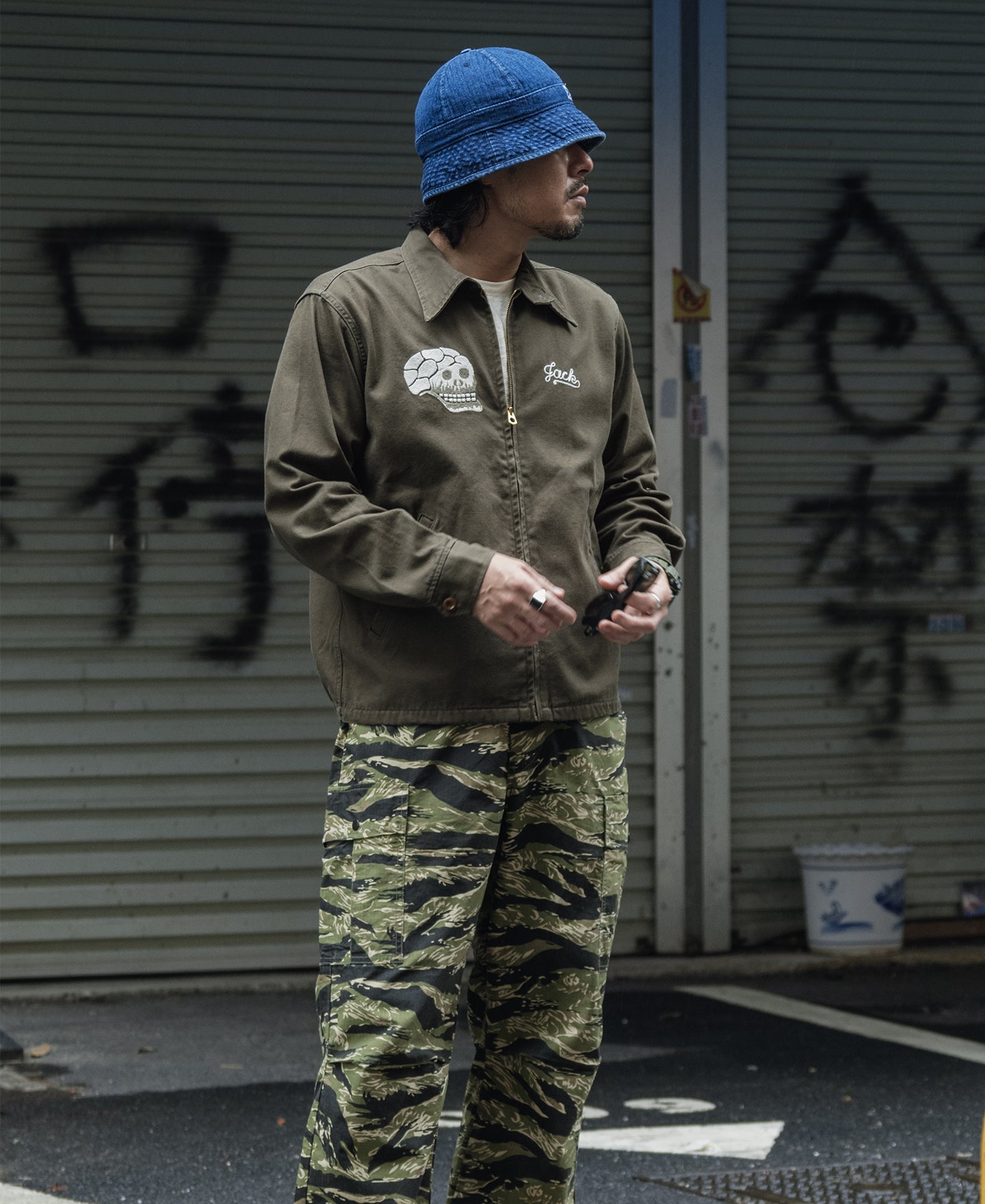 NON STOCK Tiger Stripes Camouflage Shirts Military Fatigue Uniform