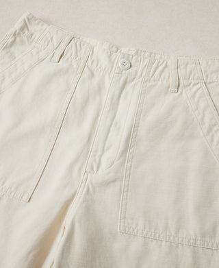 OG-107 Satin Weave Fatigue Pants - White