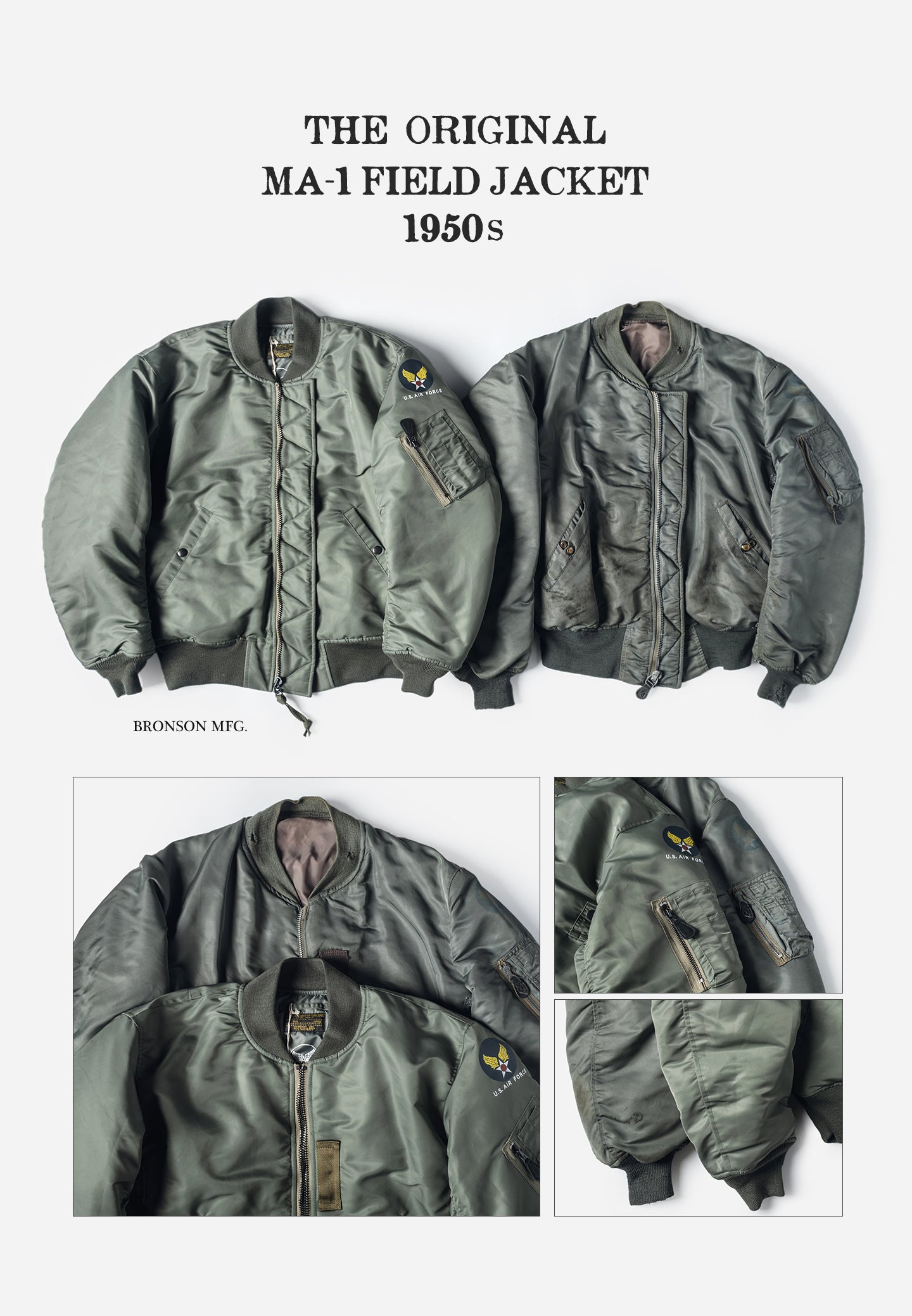 1950s Vietnam War USAF Type MA-1 Flight Jacket - Bronson | Olderbest