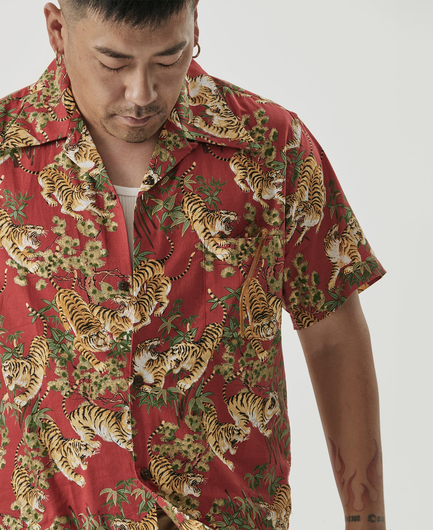 Hawaiian Shirt Bob Dong, Hundred Tiger Aloha, Hawaiian Shirt Men