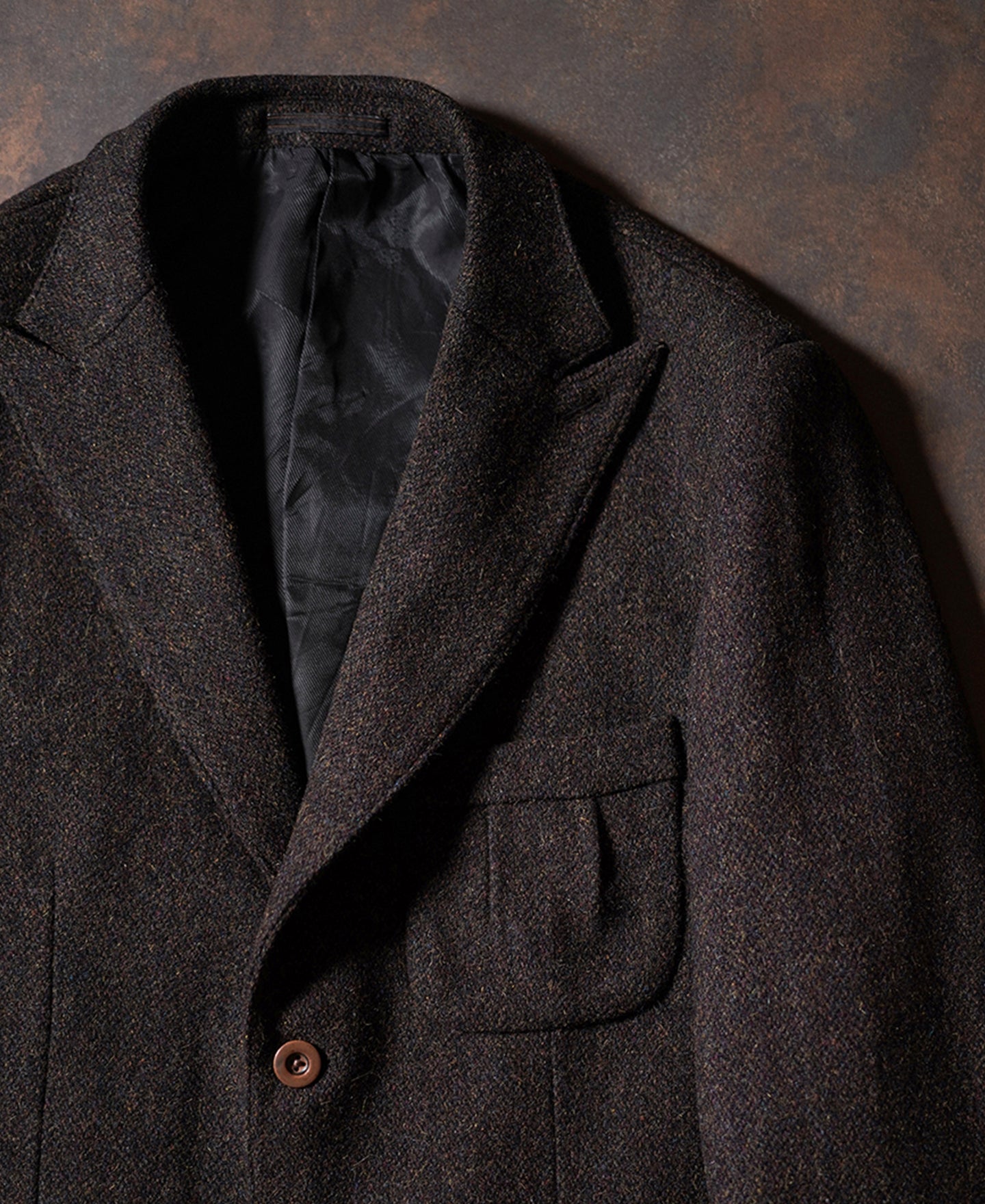 1930s Chocolate Brown Tweed Safari Jacket | Olderbest