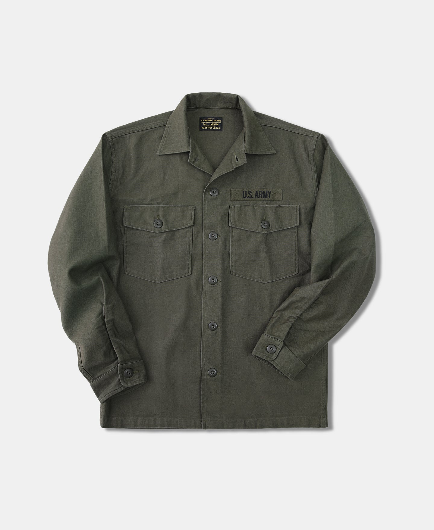 army fatigue long sleeve shirt