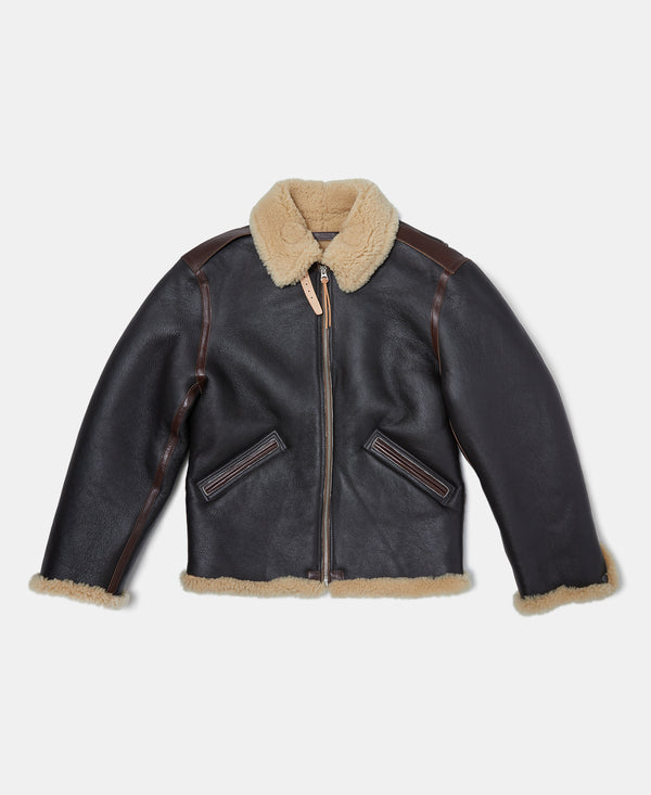 USAAF B-6 Shearling Flight Jacket | Sheepskin Bomber Jacket | Olderbest