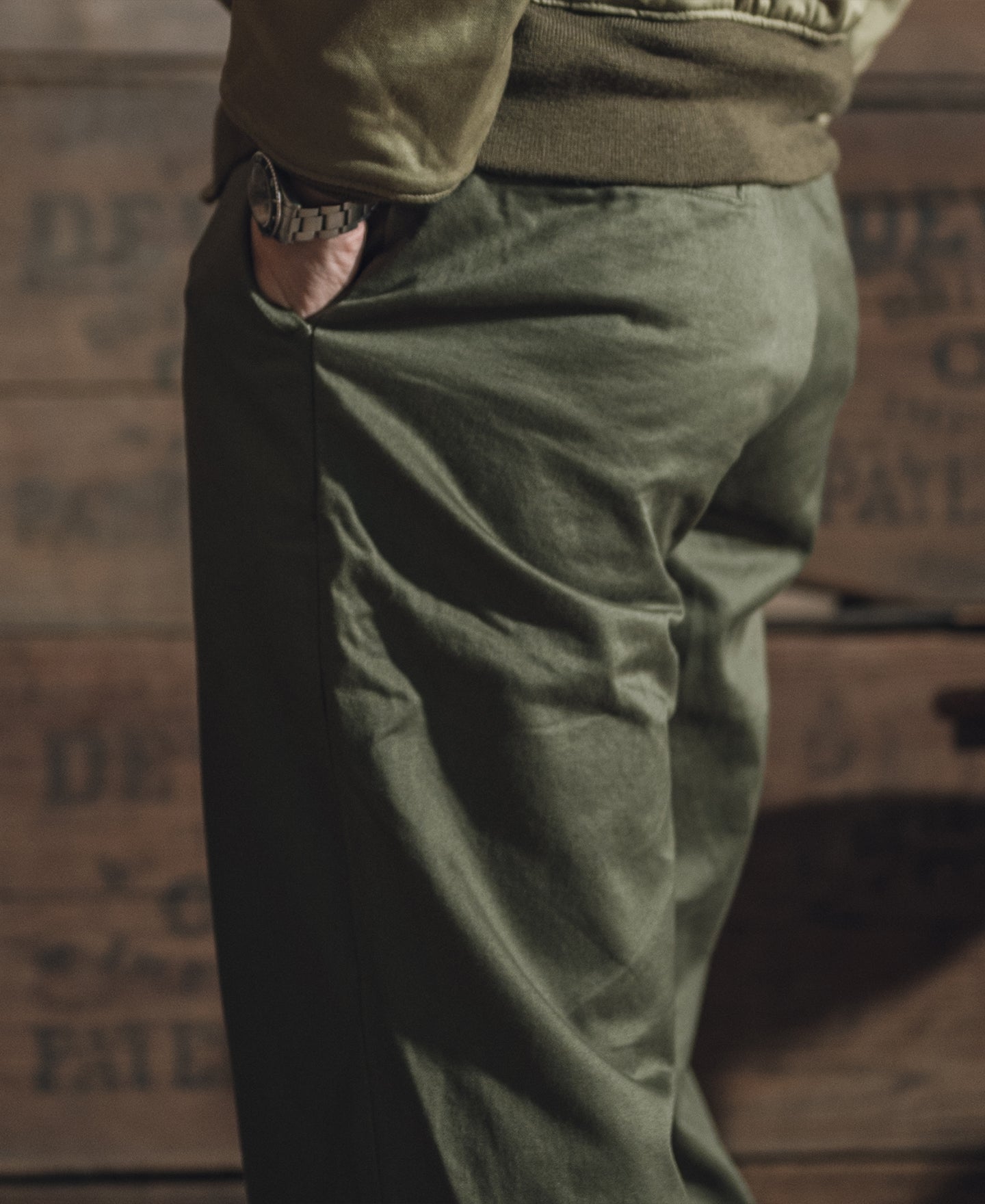 WWII US Army M-43 Field Trousers Vintage Men's Military Pants