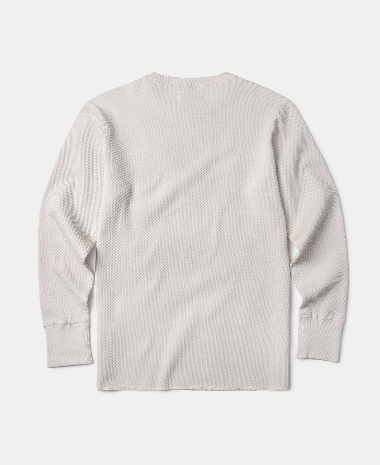 Men's waffle knit deals thermal shirt