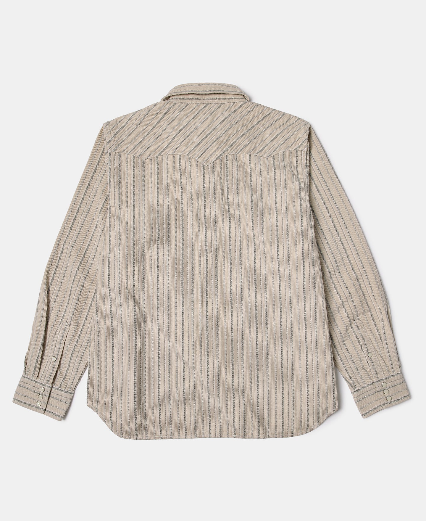 1950s 8 oz Striped Corduroy Western Shirt | Olderbest