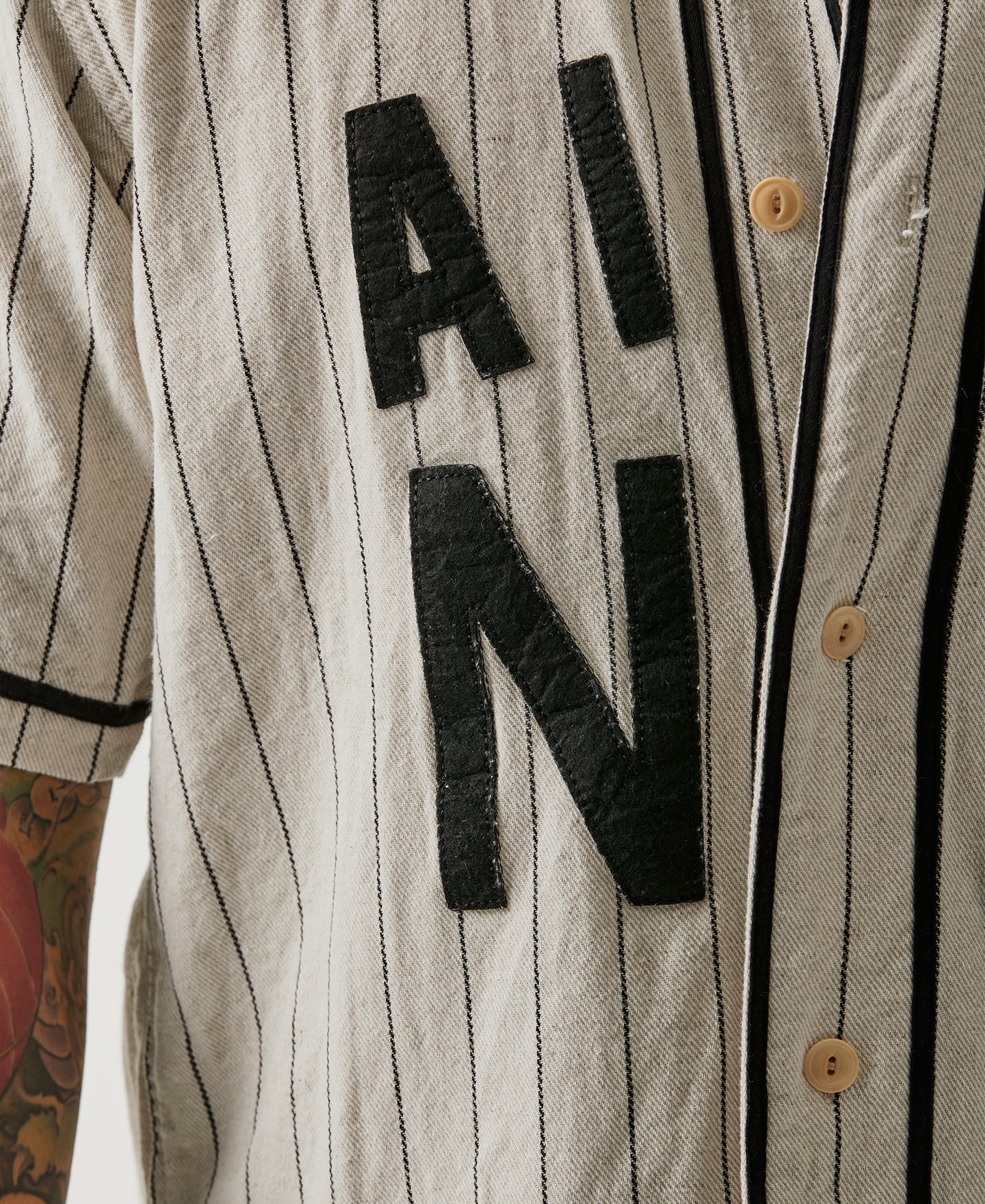 1940s WWII Military Baseball Shirt - AIEA NH